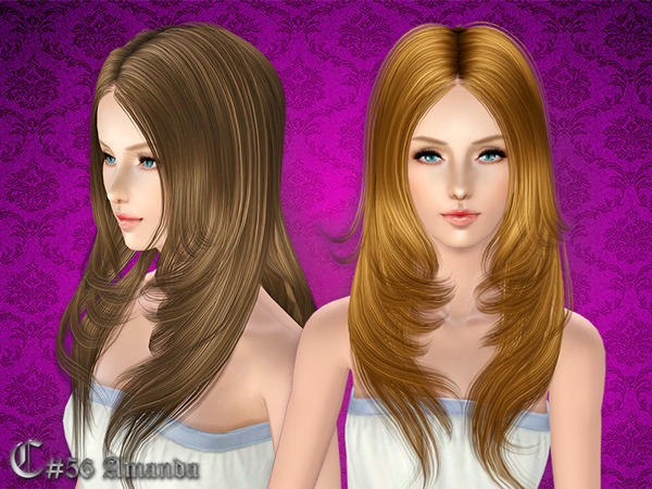 Amanda hairstyle by Cazy for Sims 3