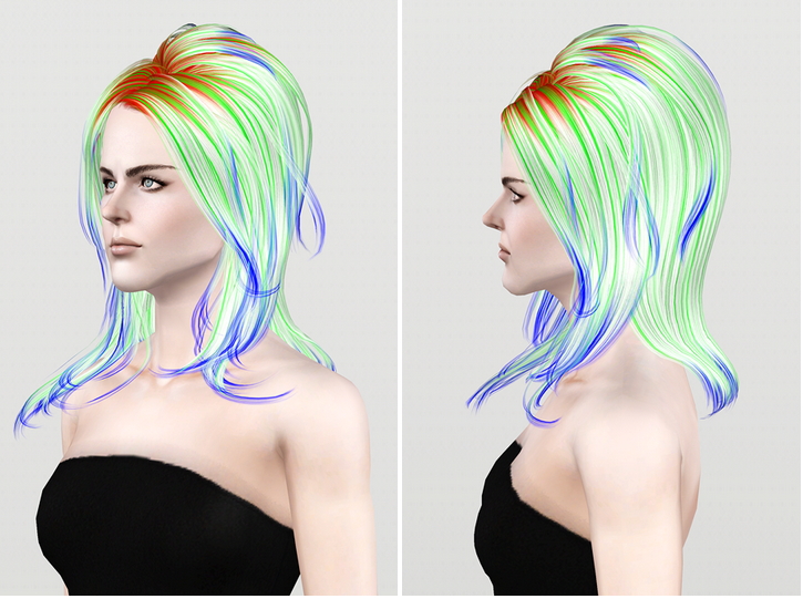 NewSea`s Sunshine hairstyle retextured by Rusty Nail - Sims 3 Hairs