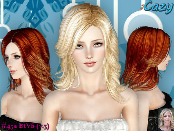 Romantic hairstyle by Cazy for Sims 3