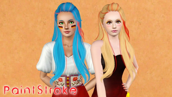 Skysims 027 hairstyle retextured by Katty for Sims 3