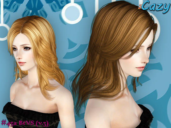 Romantic hairstyle by Cazy for Sims 3