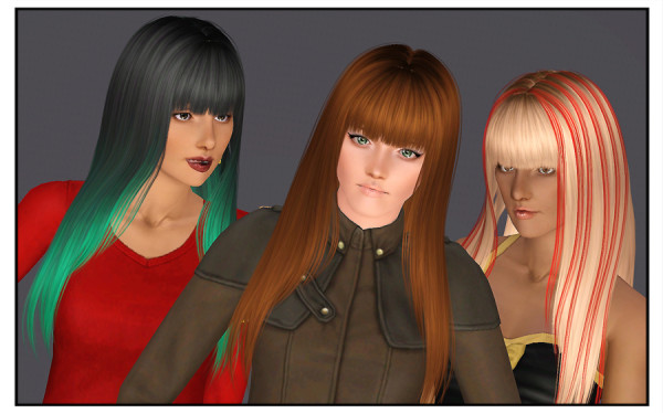 CoolSims Secret santa hairstyle retextured by Brad for Sims 3
