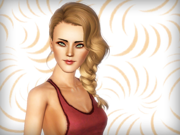 Skysims’s 097 hairstyle retextured by Forever and Always for Sims 3