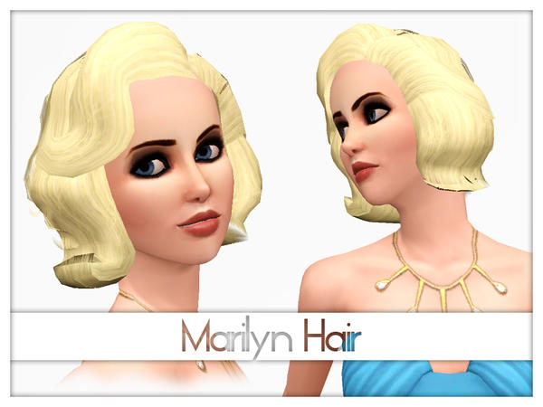 Marilyn Hairstyle bi Kiolometro for Sims 3