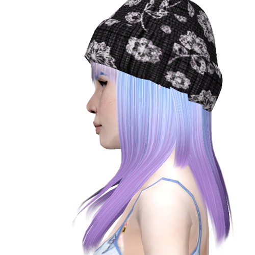 Hat with horns  XM Sims 10022012 retextured by Sjoko for Sims 3