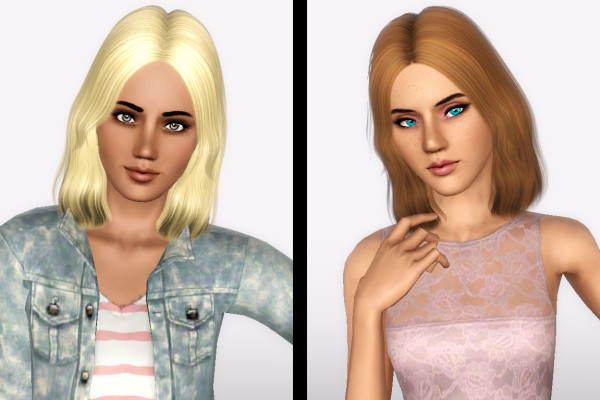 NightCrawler hairstyle 14 retextured by Forever and Always for Sims 3