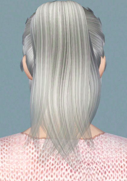 Ponytail with bangs hairstyle 001 by Dream Sims 3 for Sims 3