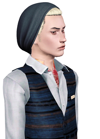 Nightcrawler 04 hairstyle retextured by Jas for Sims 3
