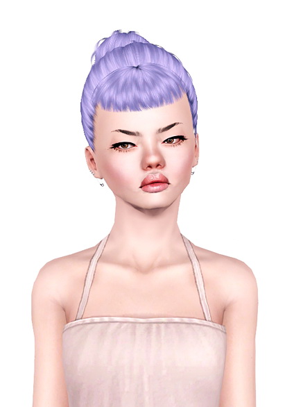 Momo Nightcrawler 06 and Newsea Mashup hairstyle retextured by Jas for Sims 3