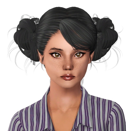 Newsea`s Love & Kiwi hairstyle retextured by Sjoko for Sims 3