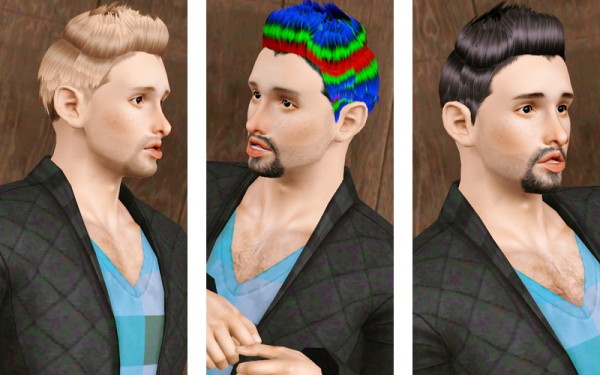 Jans hairstyle for boys 08 retextured by Beaverhausen for Sims 3