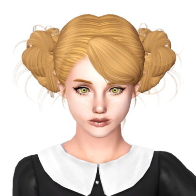 Newsea`s Love & Kiwi hairstyle retextured by Sjoko - Sims 3 Hairs