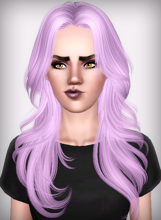 NewSea`s J182 Melt Away retextured by Forever and Always - Sims 3 Hairs