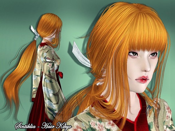 Kikyo Asiatic hairstyle by Sintiklia for Sims 3