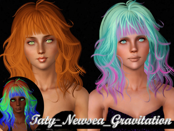 Newsea`s hairstyles retextured by Taty for Sims 3