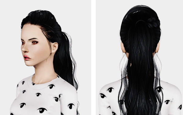 4 Skysims hairstyles retextured by Sweet Sugar for Sims 3