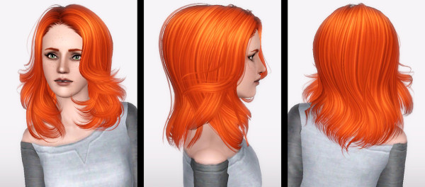 NewSea`s Badger Game hairstyle retextured by Forever and Always for Sims 3