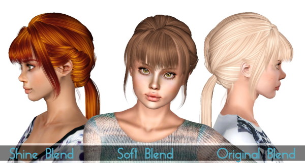 Newsea`s Lucia and Sesame hairstyle retextured by Sjoko for Sims 3