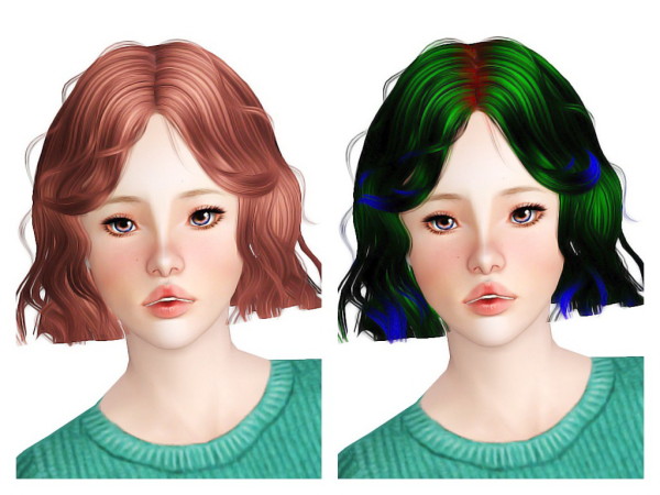 4 hairstyle retextured by Neiuro for Sims 3