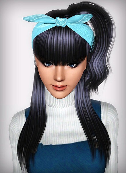Zauma`s Ice Cream hairstyle retextured by Forever and Always for Sims 3