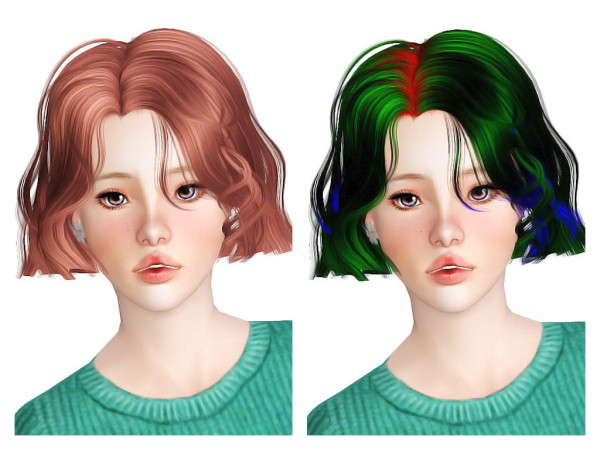4 hairstyle retextured by Neiuro for Sims 3