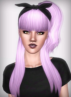 Zauma`s Ice Cream hairstyle retextured by Forever and Always - Sims 3 Hairs