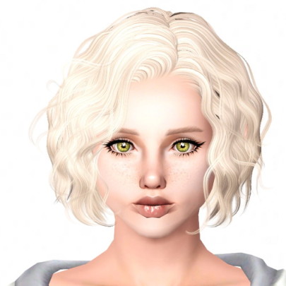 Newsea`s Foam Summer hairstyle retextured by Sjoko - Sims 3 Hairs