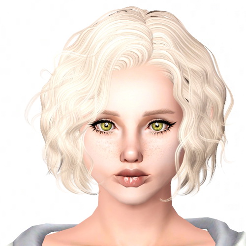 Newsea`s Foam Summer hairstyle retextured by Sjoko for Sims 3