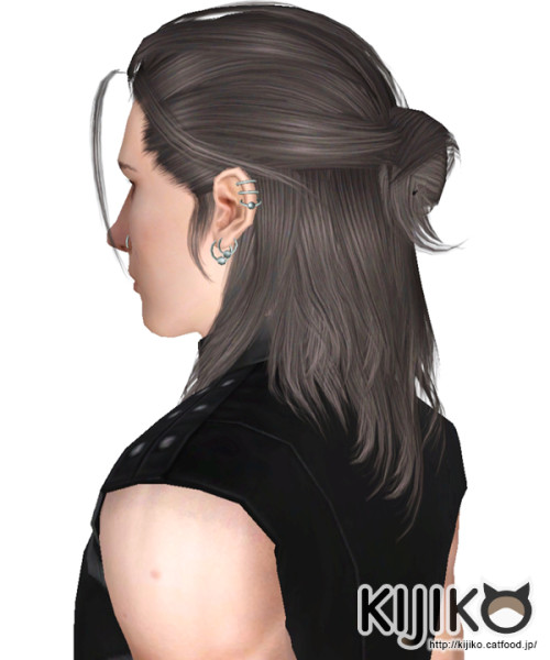 Nightingale hairstyle 10 by Kijiko  for Sims 3