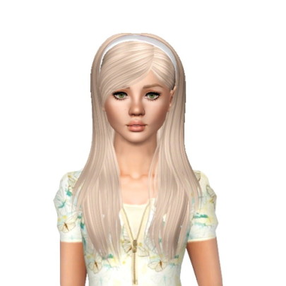 Alesso`s Infinite hairstyle retextured by Sjoko - Sims 3 Hairs