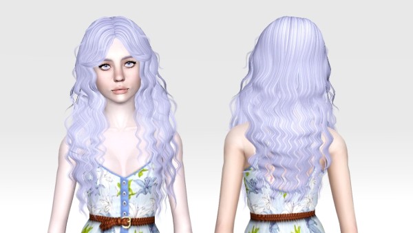 Newsea Nightwish curly hairstyle retextured by Sjoko for Sims 3