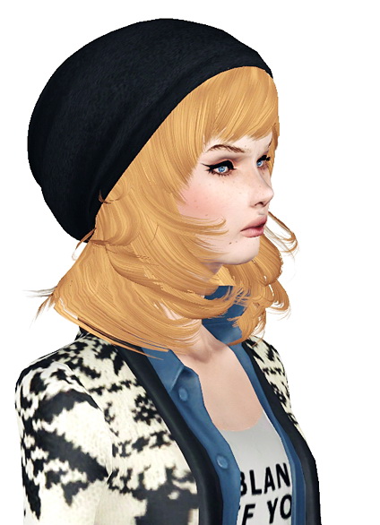 Glamourous long wavy hairstyle Peggy`s 069 retextured by Jas for Sims 3