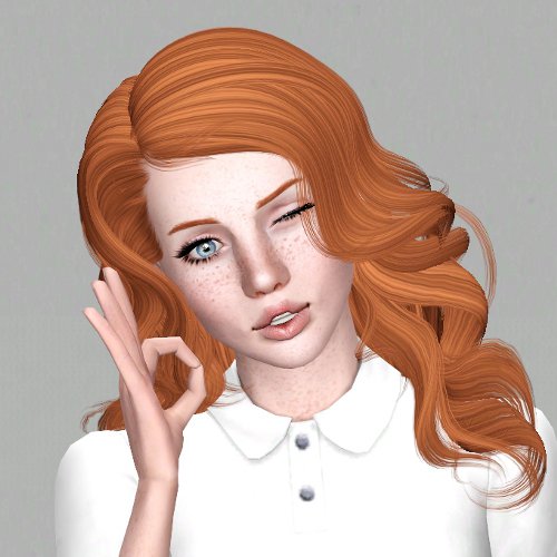 Newsea`s Born to Die hairstyle retextured by Sjoko for Sims 3
