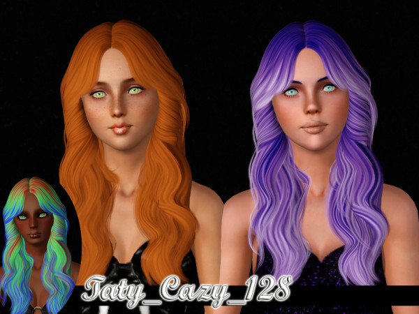 Cazy`s and  NewSea`s hairstyles retextured by Taty for Sims 3