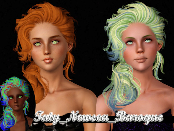 NewSea`s hairstyles retextured by Taty for Sims 3