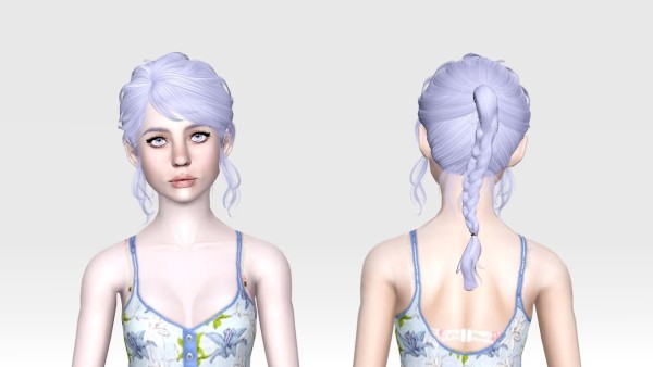 Newsea`s Counting Stars hairstyle retextured by Sjoko for Sims 3