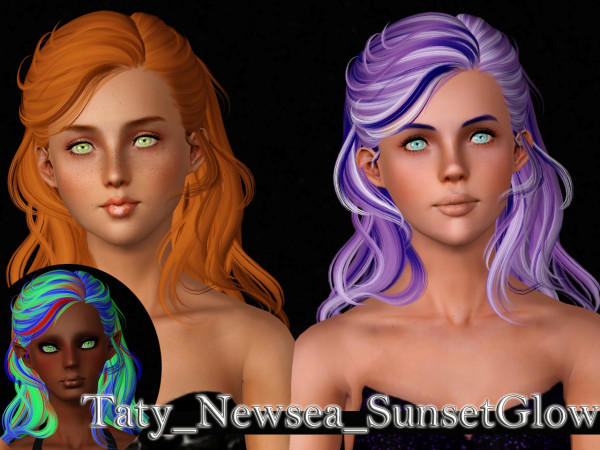 Newsea`s  hairstyle retextured by Taty for Sims 3