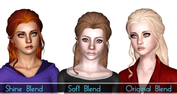 Butterfly`s 116 hairstyle retextured by Sjoko for Sims 3