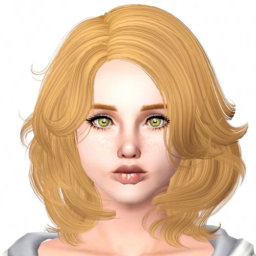 Newsea`s Erica Chin lenght hairstyle retextured by Sjoko for Sims 3