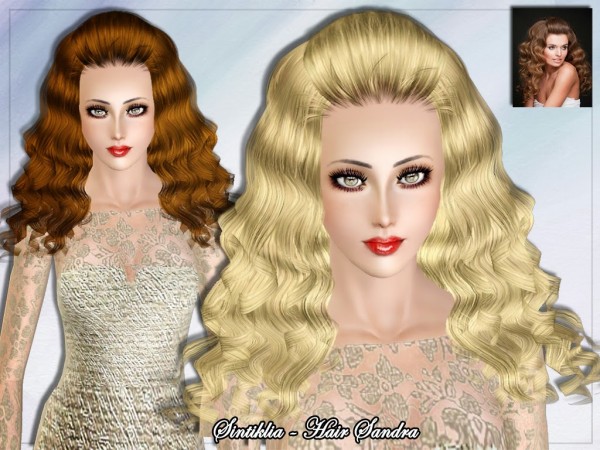 Sandra hairstyle by Sintiklia for Sims 3