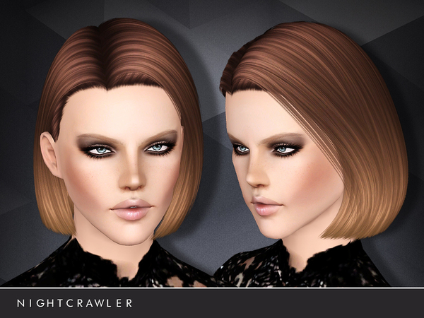Classic bob hairstyle 17 by Nightcrawler  for Sims 3