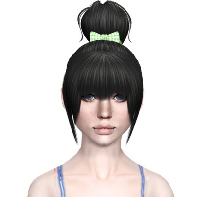 Zauma`s Sapphire hairstyle retextured by Sjoko - Sims 3 Hairs