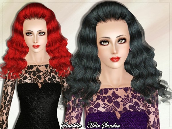 Sandra hairstyle by Sintiklia for Sims 3