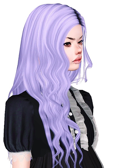 Alesso`s Hourglass hairstyle retextured by Jas for Sims 3