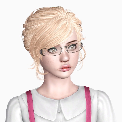 Luky stars hairstyle retextured by Sjoko for Sims 3