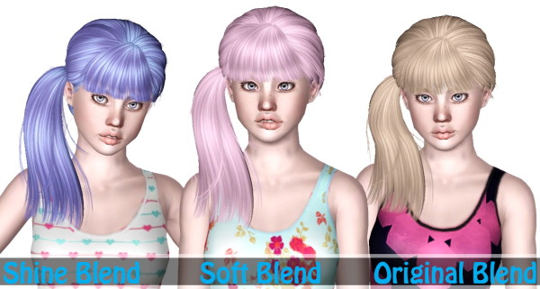 Newsea`s Breathe hairstyle retextured by Sjoko for Sims 3