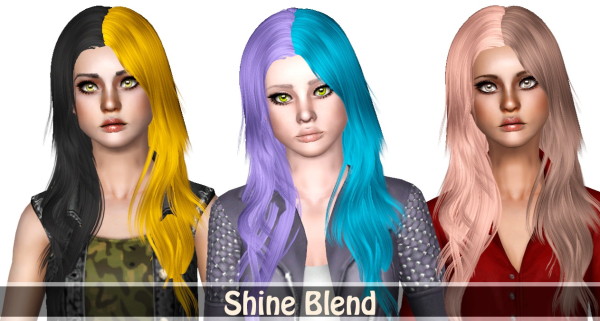 Newsea`s Sand Glass hairstyle retextured by Sjoko for Sims 3