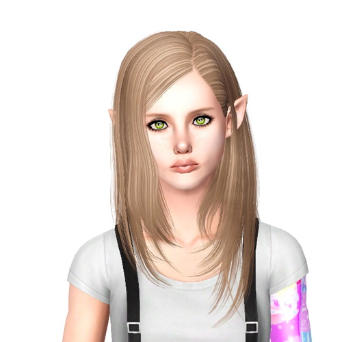 Peggy`s 185 110919 hairstyle retextured by Sjoko for Sims 3