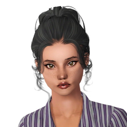 Newsea`s Hanna hairstyle retextured by Sjoko - Sims 3 Hairs