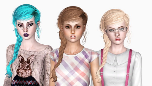 NewSea`s Marshmallow hairstyle retextured by Sjoko for Sims 3